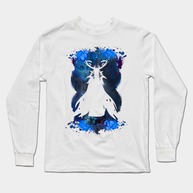 Winter Queen Long Sleeve T-Shirt by Scailaret